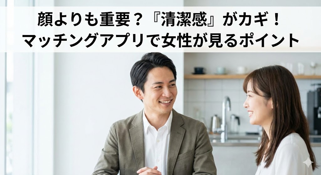 アイキャッチ画像、女性と笑顔で話す男性